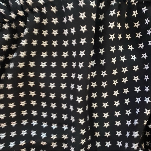 J.Crew Peplum Flowy Top Star Print size 4 - Picture 4 of 10